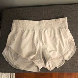 White lulu shorts
